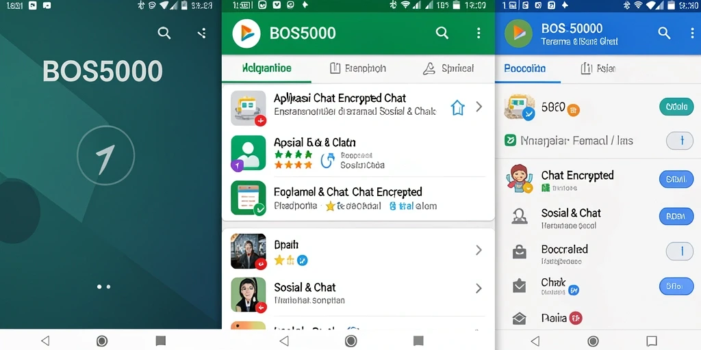 Tampilan antarmuka BOS5000 yang modern dan fungsional.