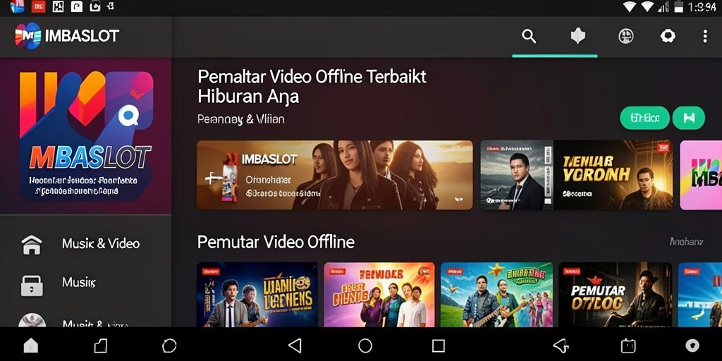 Antarmuka pengguna IMBASLOT yang ramah dan fungsional.