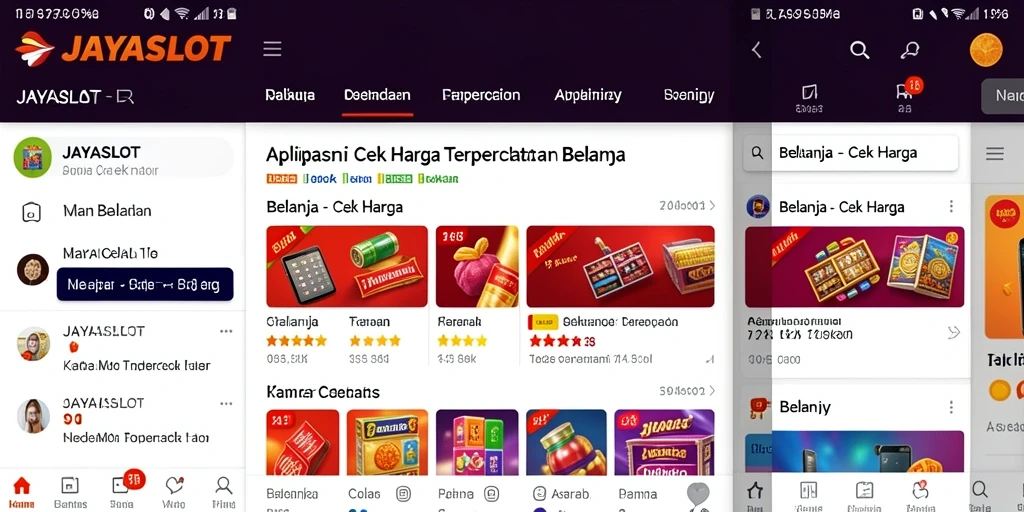 Tampilan antarmuka JAYASLOT untuk cek harga produk.
