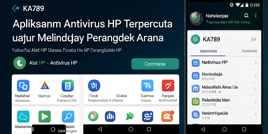 Tampilan antarmuka pengguna KA789 yang sederhana dan informatif.