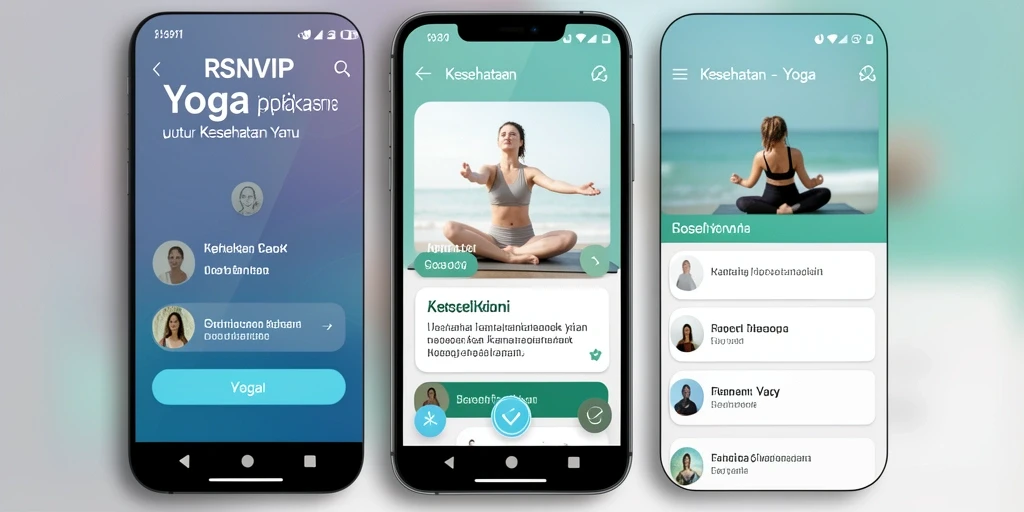 Antarmuka aplikasi RSNVIP yang intuitif dan menarik.