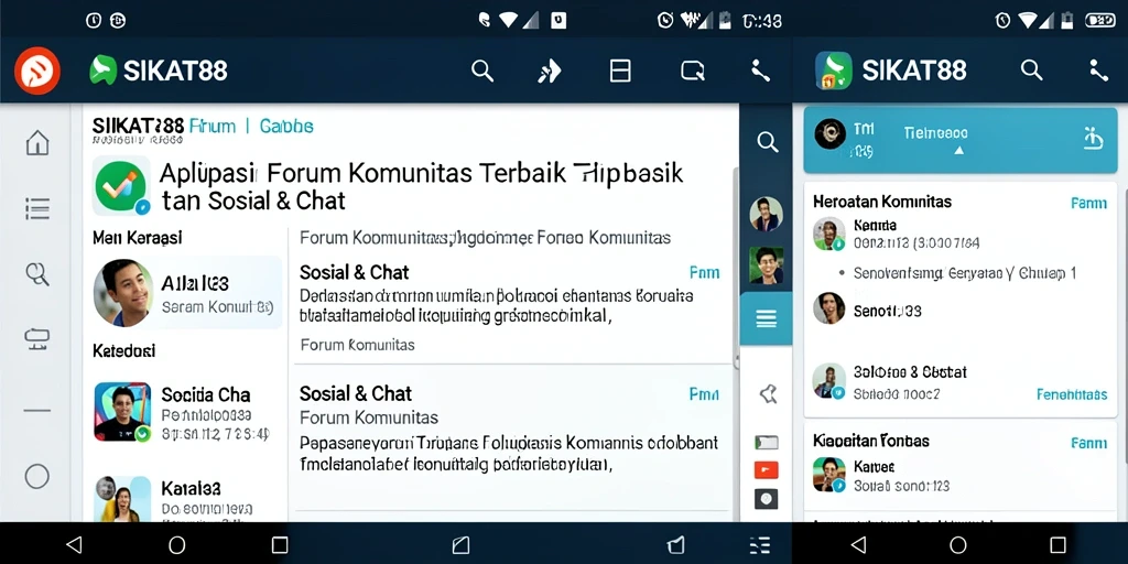 Tampilan antarmuka SIKAT88 yang ramah pengguna dalam komunitas.