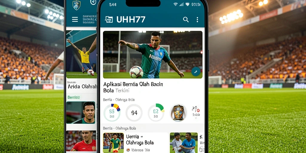 Tampilan antarmuka UH77 yang informatif dan mudah digunakan.