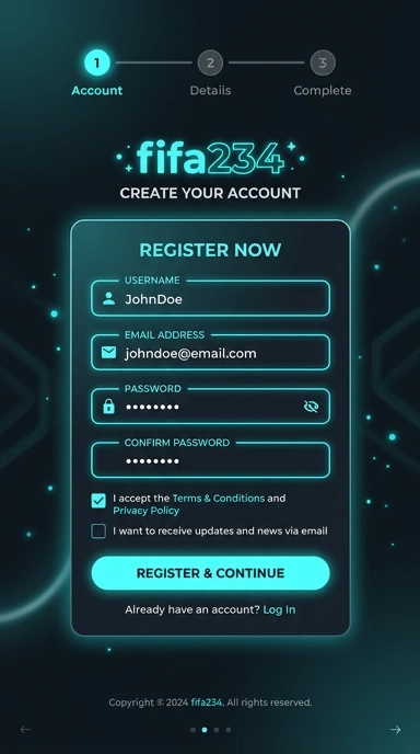 Cara Mudah Buat Akun Baru di fifa234